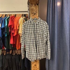 Vintage Cowboy Legend Striped Pearl Snap Button Up Shirt